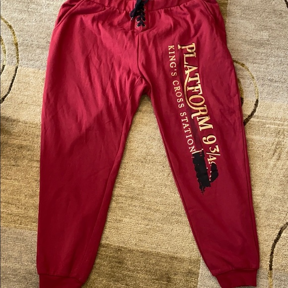 ~Harry Potter~ Platform 9 3/4 Jogging Pants - Picture 1 of 7